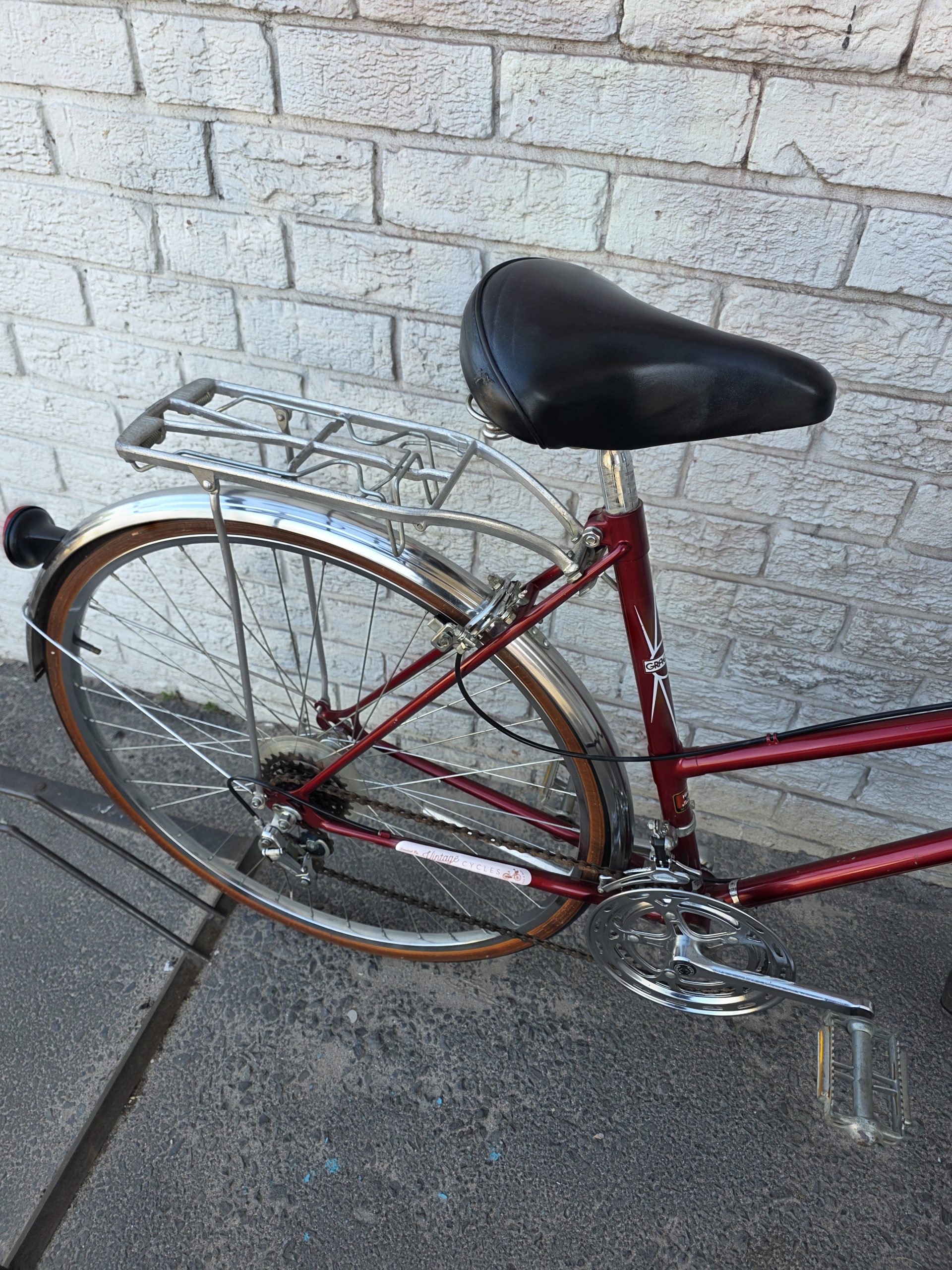 Imported Pre-Owned 1980s Vintage Graecross Top-Ten 10 Speed Commuter - Image 7